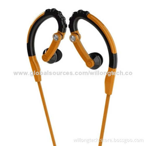Waterproof/Dust-proof/Sweat-proof Sports Neckband Earphones with 32 Ohms Impedance/TPE Soft Material